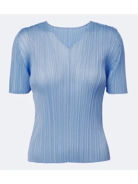 Top Pleats Please Issey Miyake albastru