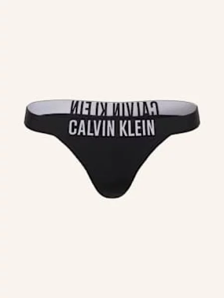 Calvin Klein Dół Od Bikini Brazylijskiego Intense Power schwarz czarny