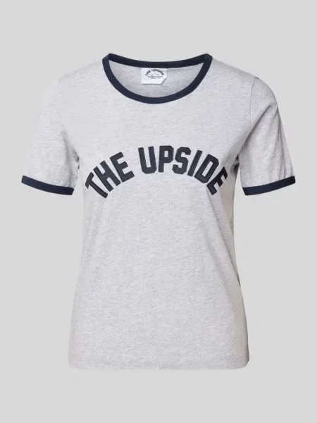 T-shirt z nadrukiem z logo The Upside