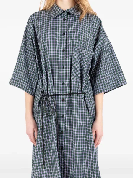 Sukienka midi Société Anonyme garniturowa zielona