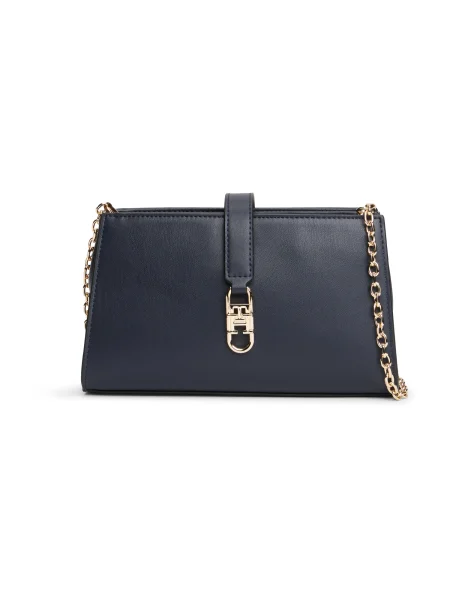 Geanta crossbody Tommy Hilfiger albastru