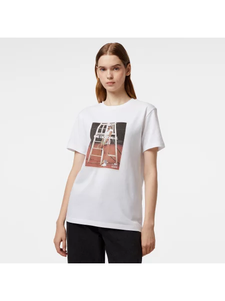 Lacoste T-Shirt Z Nadrukiem Piqué biała