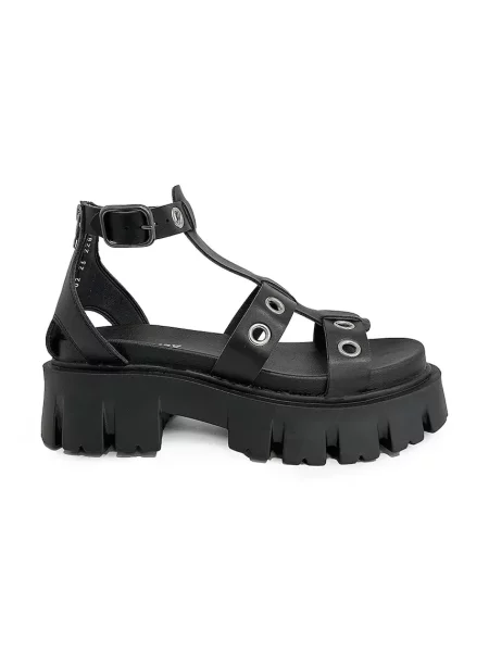 Altercore sandale pentru femei Leyla Vegan Black negru