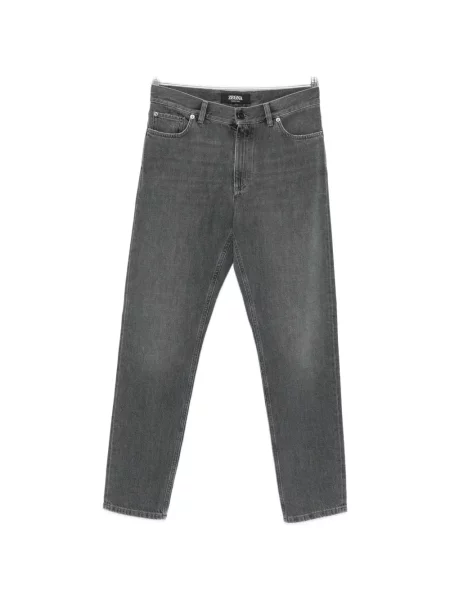 Blugi drepți Zegna gri