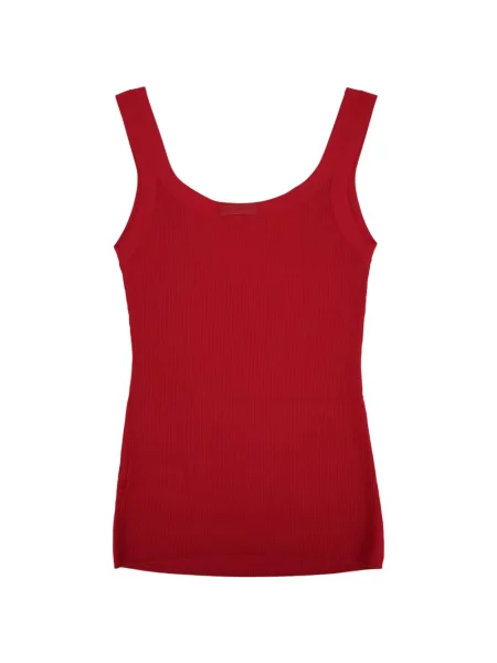 Top Elisabetta Franchi tricotate roșu