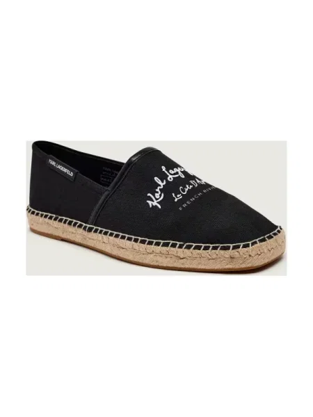Espadrilles KARL LAGERFELD fekete