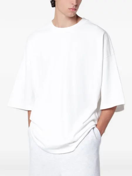 Tricou Entire Studios cu decolteu rotund alb