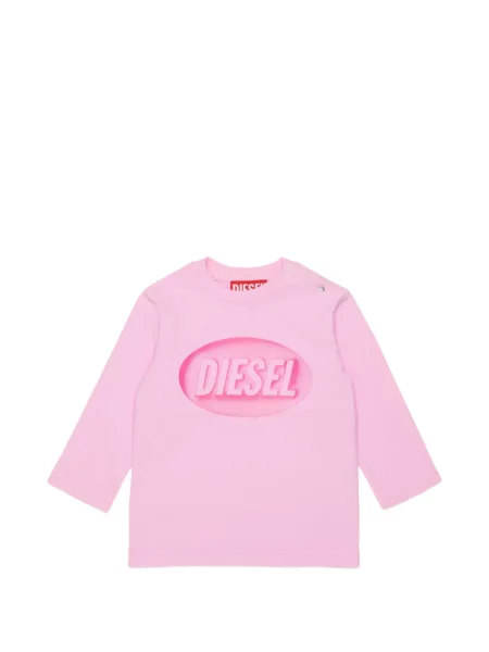 Dětské tričko Diesel růžové