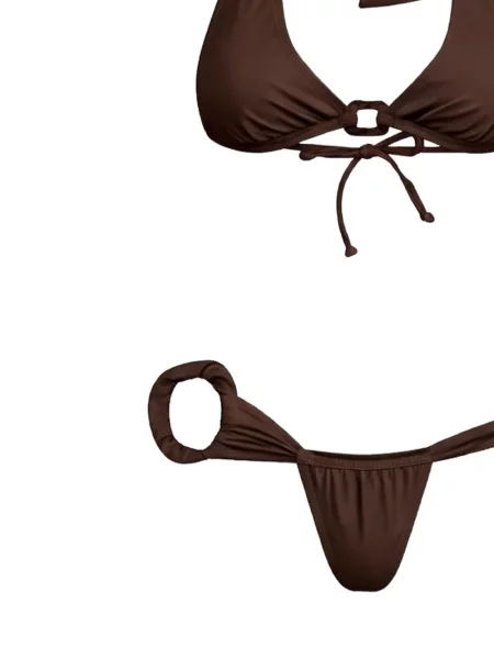 Bikini Amir Slama cu gât halter maro