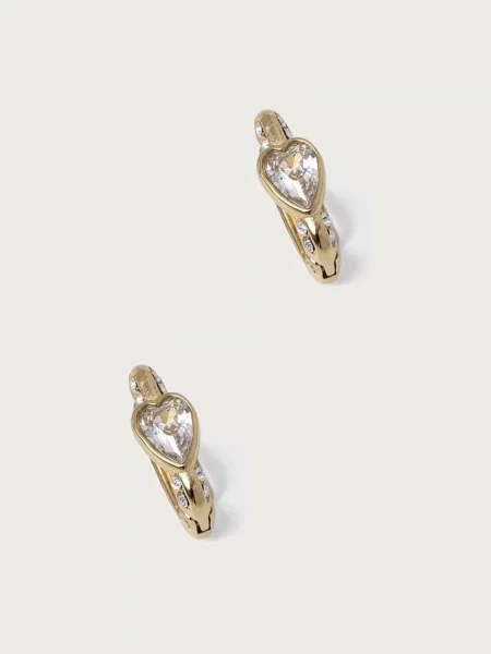 GUESS Cercei CRYSTAL LOVE auriu / transparent