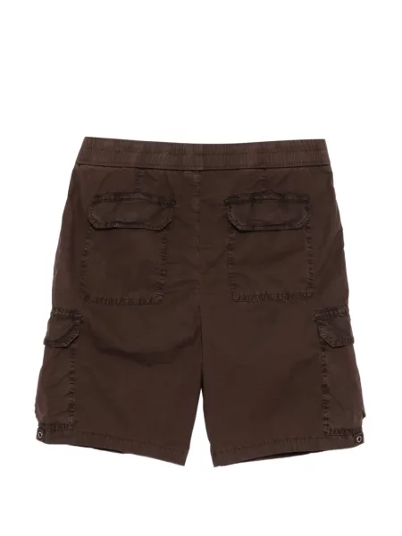 Pantaloni scurți cargo James Perse din poplin maro