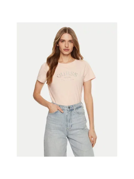 Футболка Guess розовая