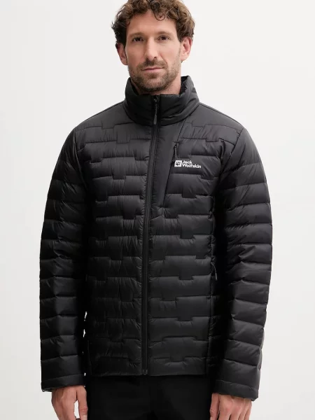 Péřová sportovní bunda Jack Wolfskin Passamani Down černá