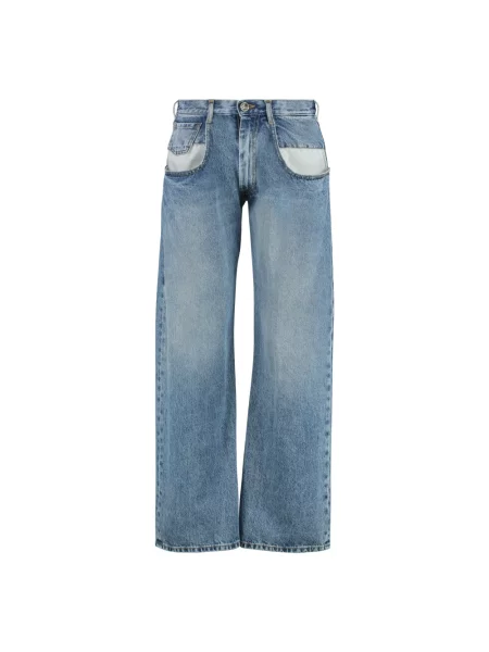 Jeansy Maison Margiela z 5 kieszeniami niebieskie