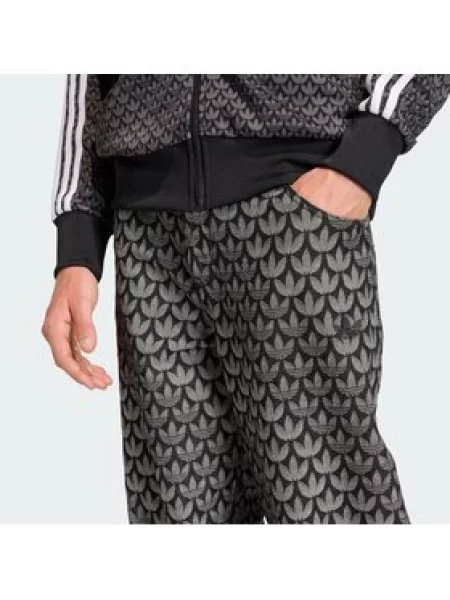ADIDAS ORIGINALS Džíny šedá džínová černá
