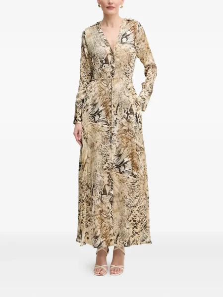 Sukienka maxi Guess z nadrukiem