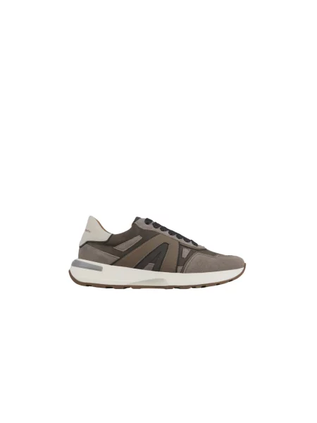 Sneakersy Alexander Smith skórzane brązowe