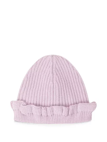 Czapka dziecięca Moncler Enfant fioletowa