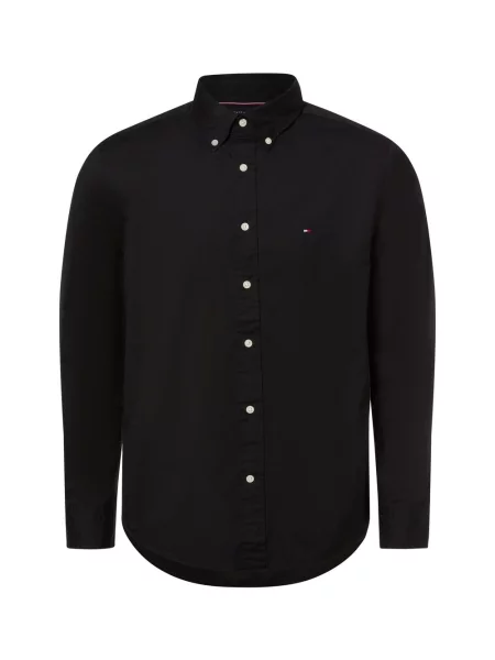 Tommy Hilfiger Koszula Regular Fit schwarz czarna