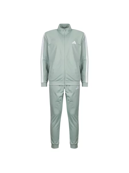 Tek obleka trenirka Adidas s črtami siva