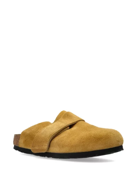 Papuci tip mules Birkenstock galben