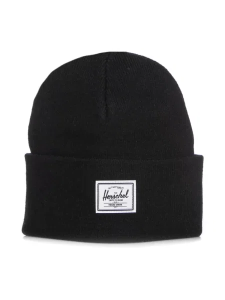 Herschel Supply Elmer Beanie Unisex Nakrycia głowy Herschel Supply Size: One size czarny