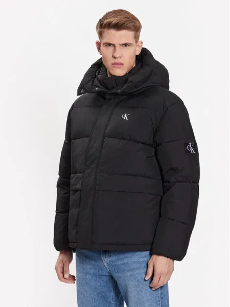 Calvin Klein Jeans Geacă ESS NON DOWN RELAXED JACKET | Relaxed fit negru