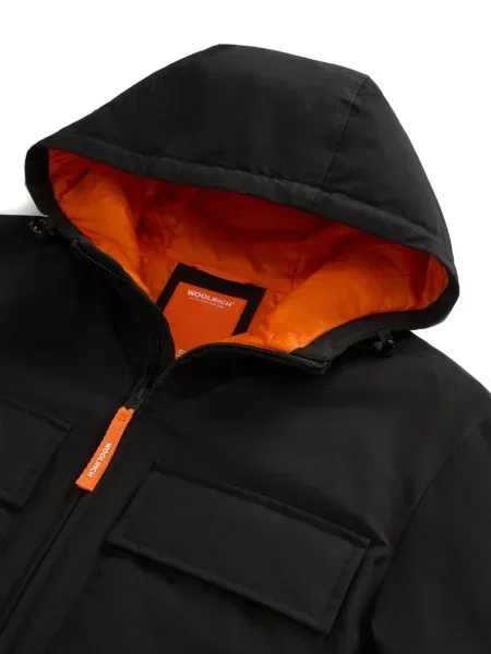 Parka dziecięca Woolrich czarna
