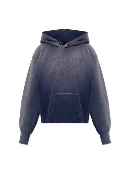 Haftowana bluza Maison Margiela niebieska