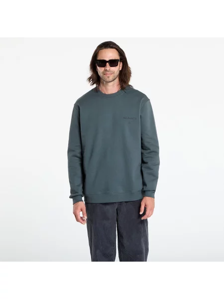 Mikina AllSaints Future Crew Sunil Blue L modrá