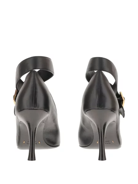 Pantofi cu toc Khaite din piele negru