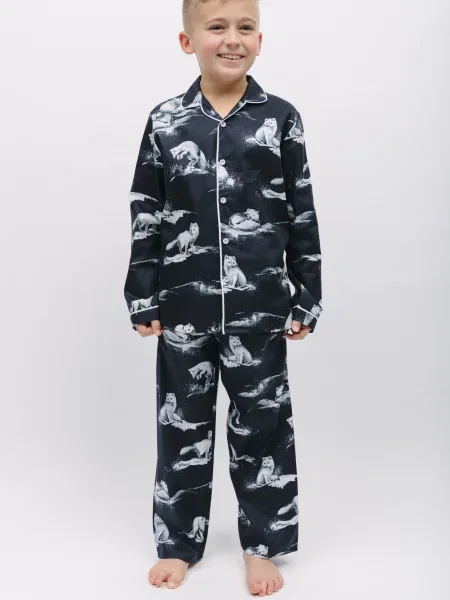 Детская пижама Cyberjammies серая