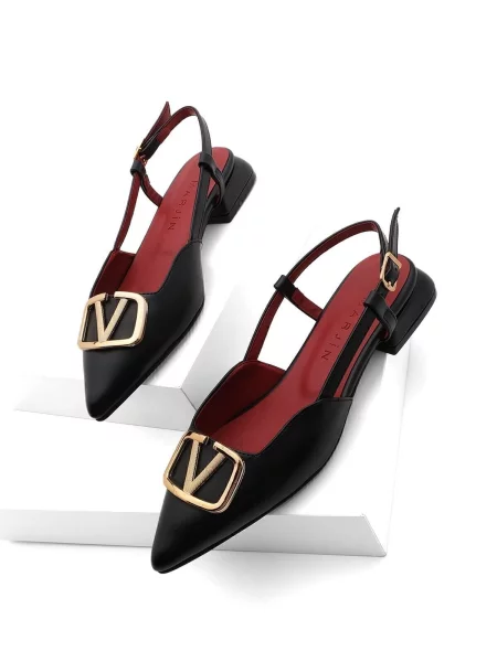 Balerini Marjin cu vârf ascuţit negru