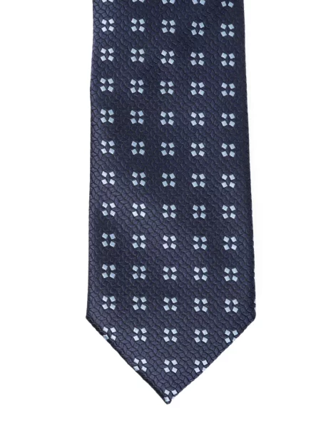 Cravată Zegna de mătase albastru