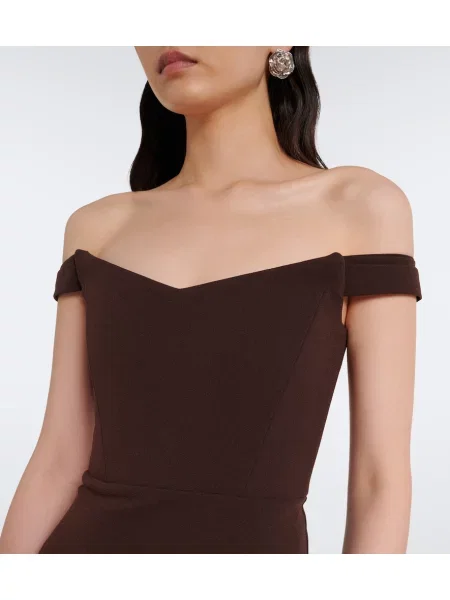 Rochie midi Alex Perry maro
