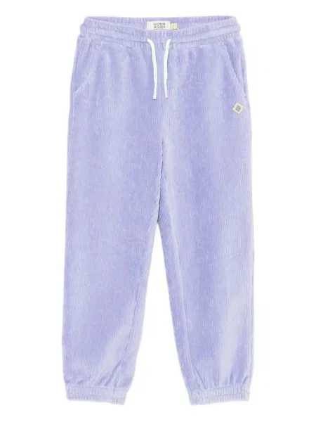 Spodnie dziecięce Scotch & Soda fioletowe