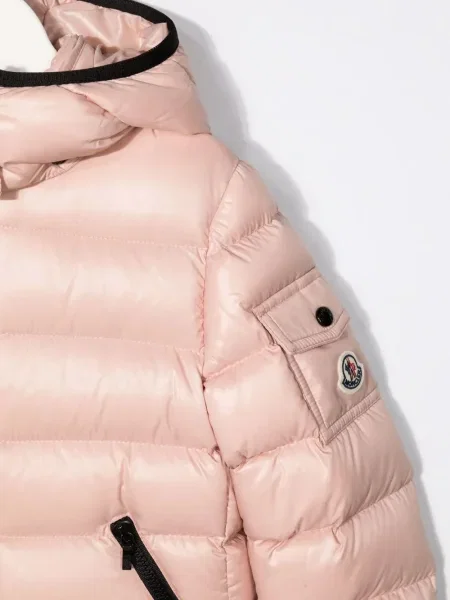 Płaszcz dziecięcy Moncler Enfant różowy