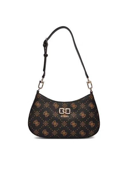 Guess Geantă Emelie Logo maro