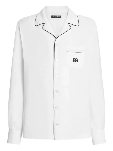 Siuvinėta marškiniai Dolce & Gabbana balta