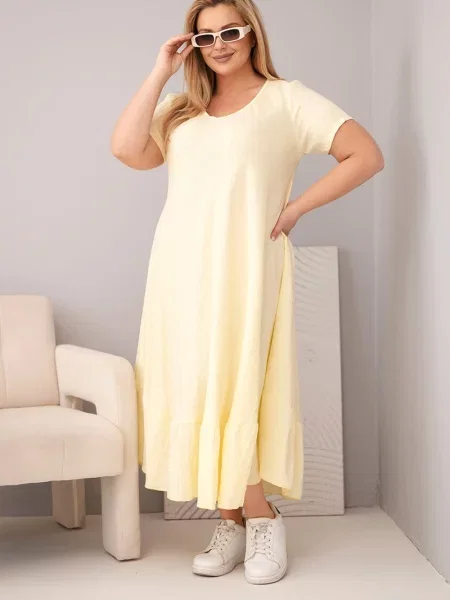 Rochie mini Kesi Włoski galben