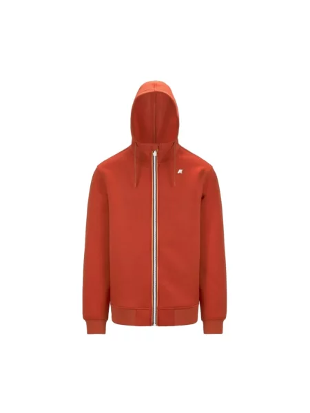 Bluza z kapturem K-way z kapturem czerwona