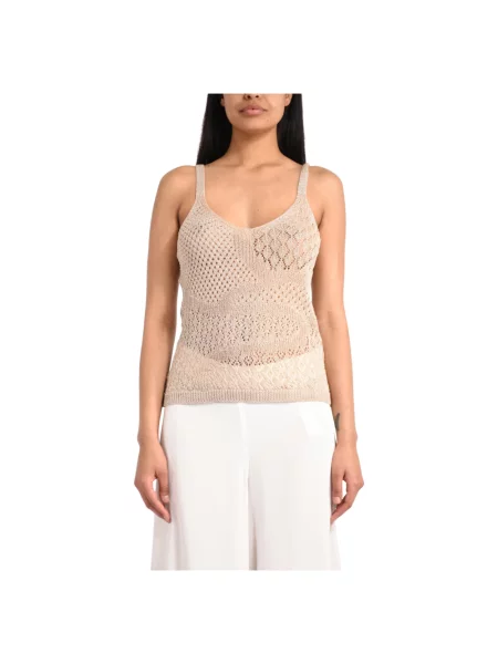 Sweter Simona Corsellini beżowy