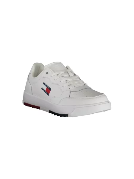 Sneakersy Tommy Jeans skórzane białe