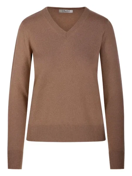 Pleteni džemper 's Max Mara s V-izrezom