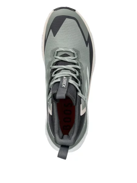 Sneakersy Adidas Terrex sznurowane w paski koronkowe czarne