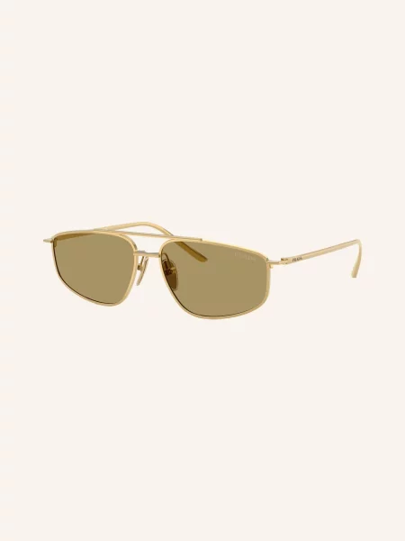 Prada Okulary Przeciwsłoneczne Pr gold szare