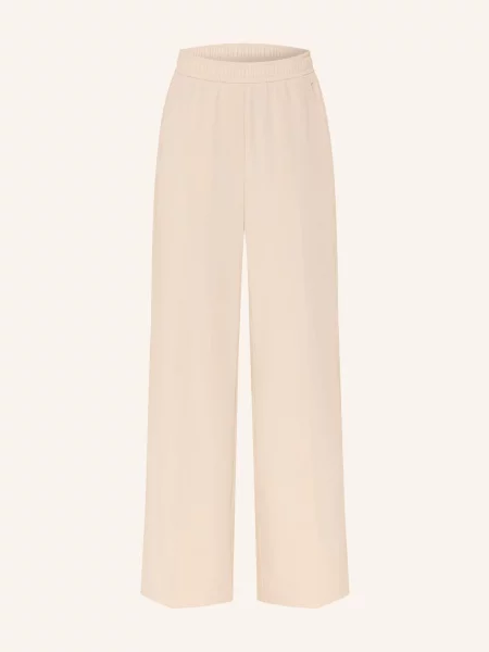 Opus Spodnie Melane Bloom beige beżowe