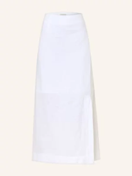 Lilienfels Spódnica Z Lnu weiss biała