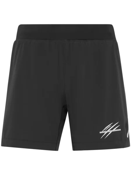 Pantaloni scurți de sport Plein Sport cu imagine negru