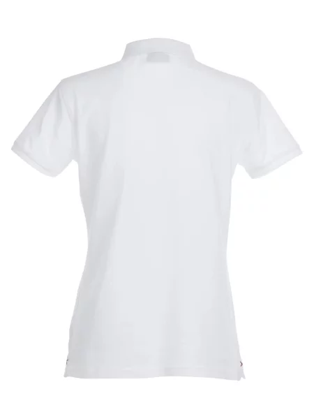 Clique Stretch Premium Polo – Wysokiej jakości elastyczne – white biała